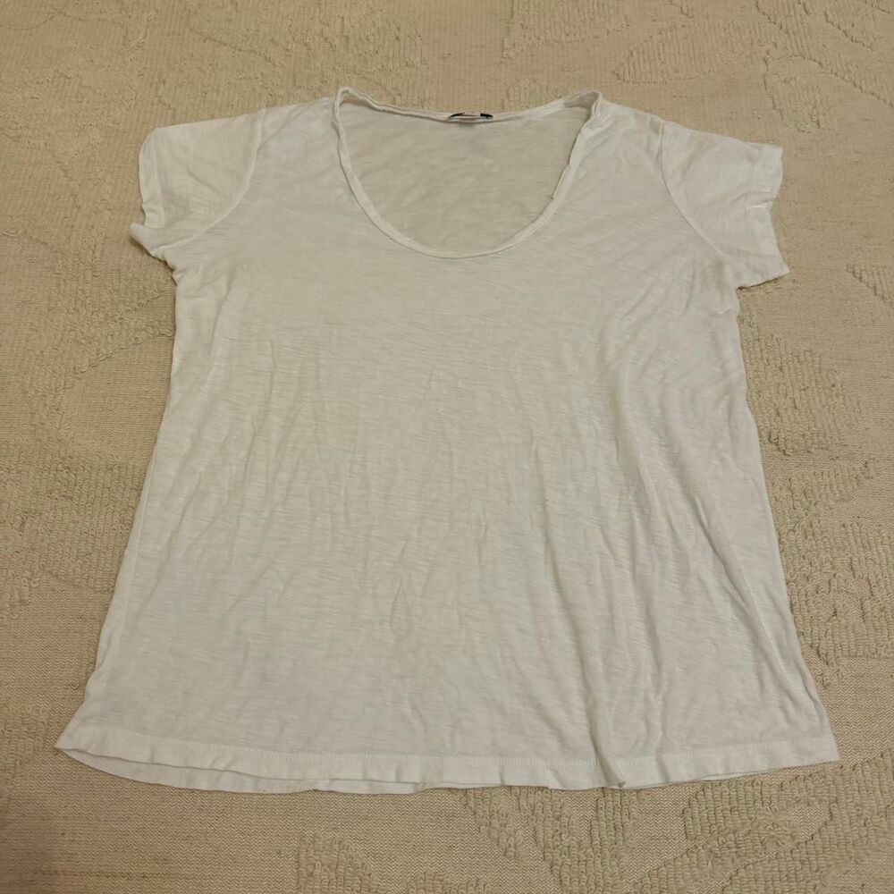 James-perse Women's White T-shirt